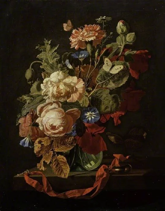 A Vase of Flowers, detail