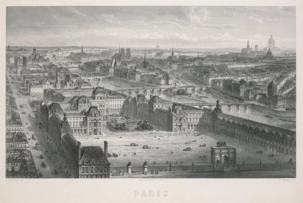 Paris, by Adolphe Rouargue, 1842