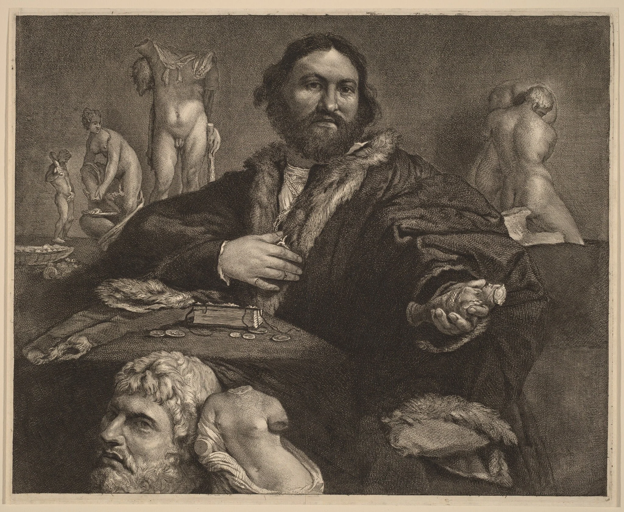 Andrea Odoni, detail