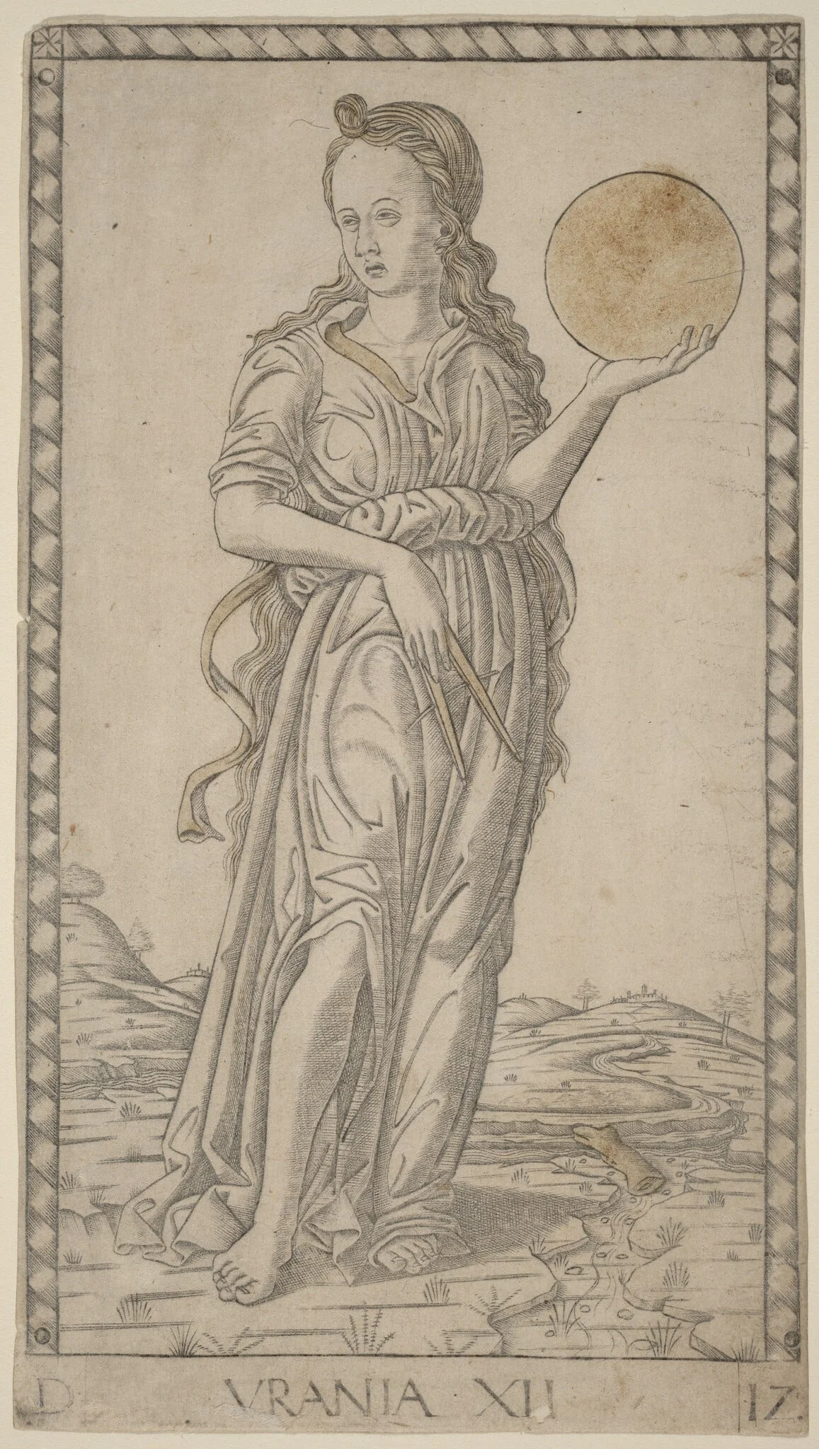 Urania, detail