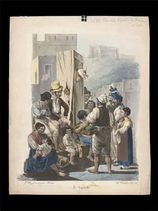 George Speaight Punch & Judy Collection, by Cuciniello e Bianchi, 1850