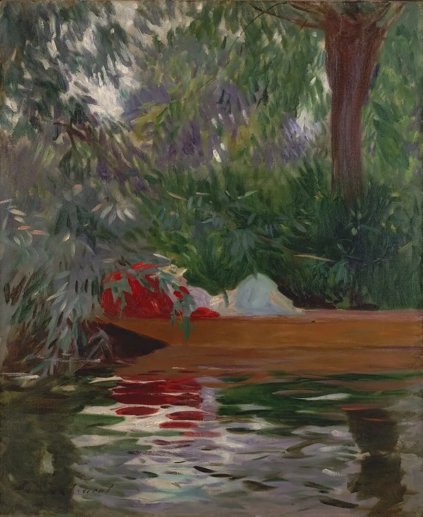 Under the Willows, by John Singer Sargent, oil, 1894