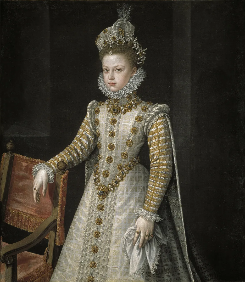 Infanta Isabel Clara Eugenia, by Alonso Sánchez Coello, oil