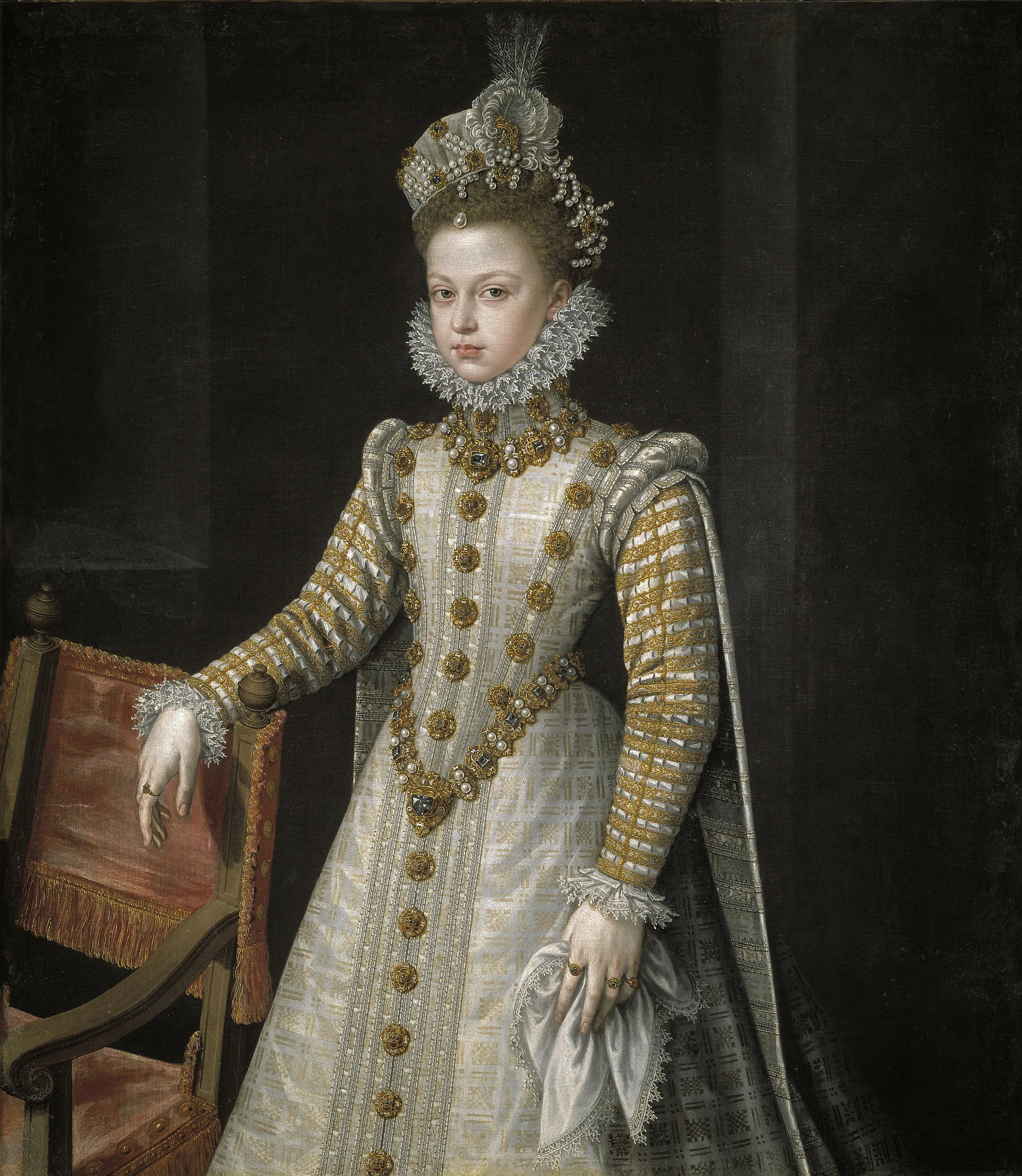 Infanta Isabel Clara Eugenia, detail