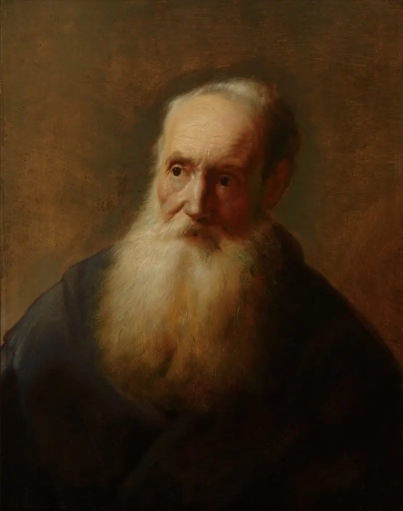 'Tronie' of an Old Man, by Jan Lievens, oil, 1650