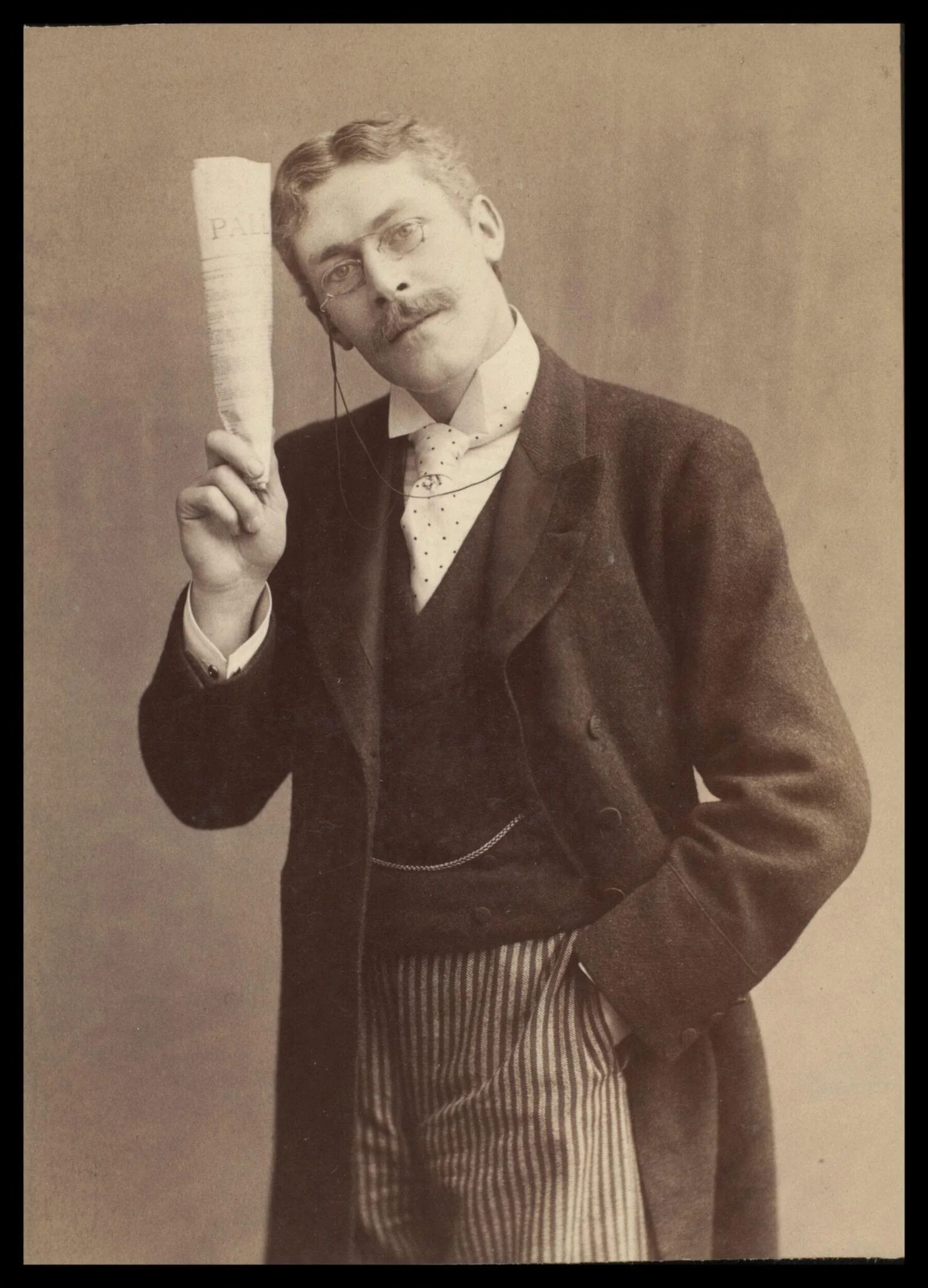 Guy Little Theatrical Photograph, detail