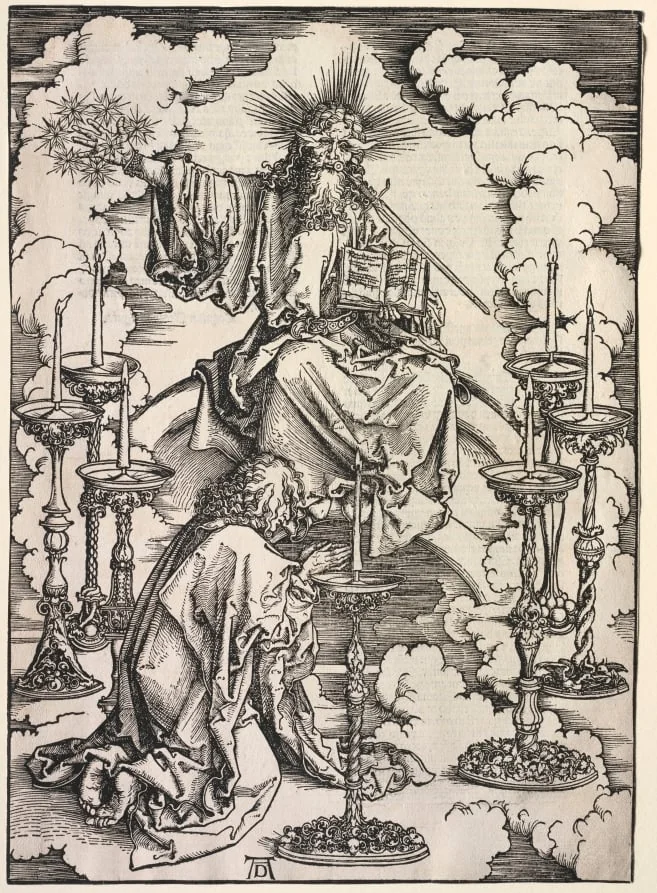 Revelation of St. John: St. John Beholding the Seven Candlesticks, detail