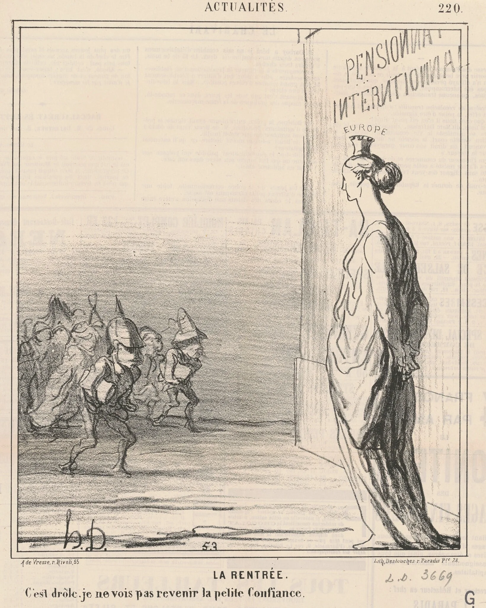 La rentrée, detail
