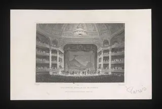Academie Royale de Musique, by Joseph Nash, 1
