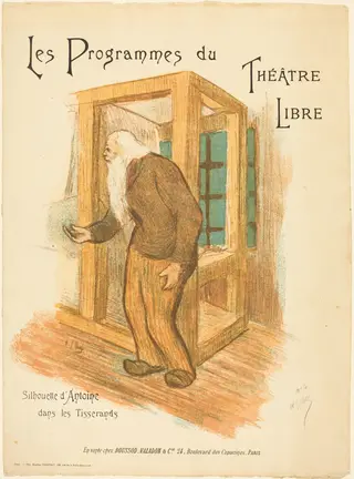 Les Programmes du Théâtre Libre, by Henri-Gabriel Ibels, ink, 1893