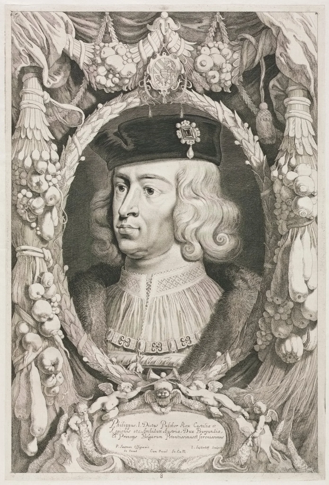 The Dukes of Burgundy: No. 8. Portrait of Philippe I (the Handsome) of Castile, detail