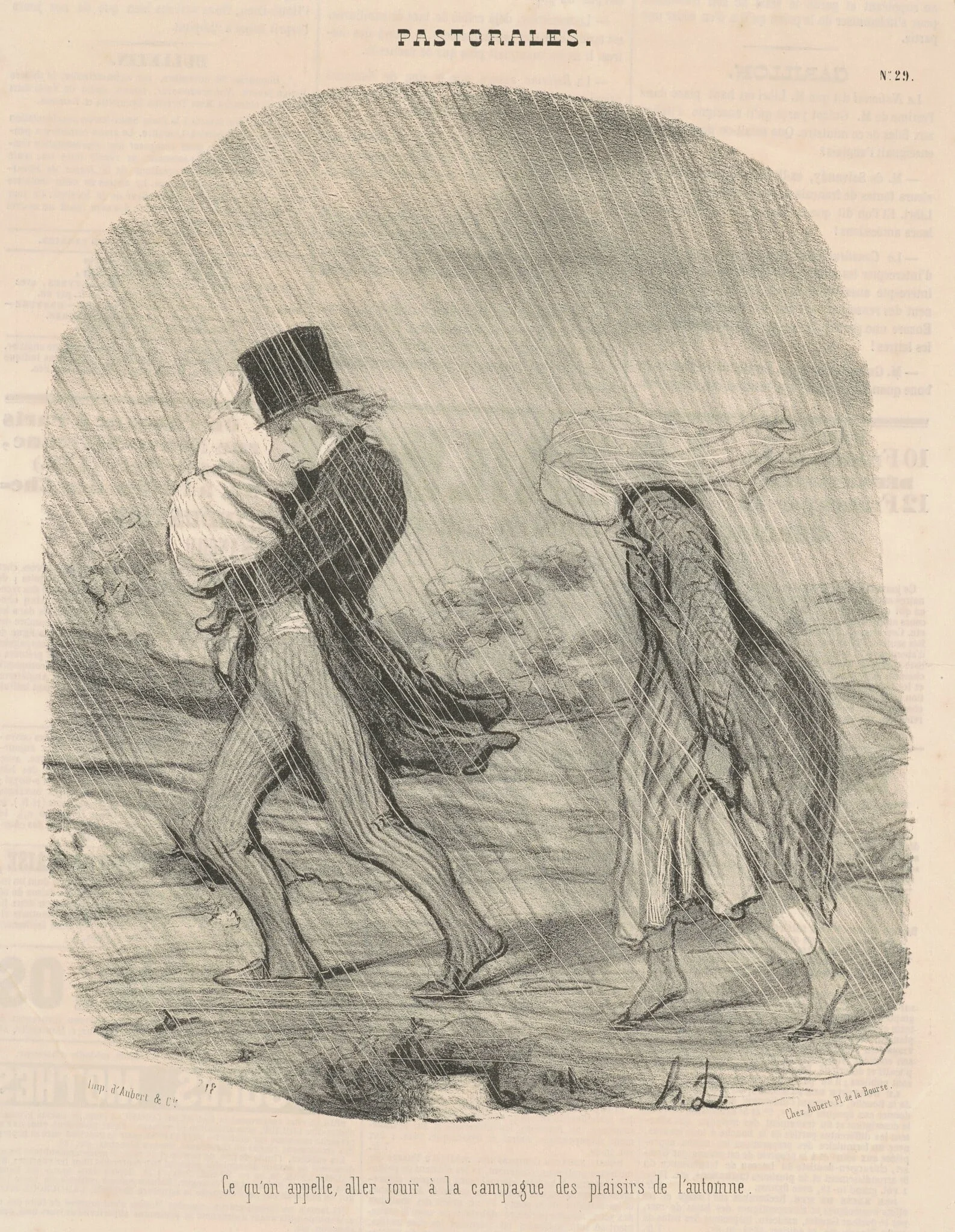 Ce qu'on appelle, aller jouir a la campagne ..., detail