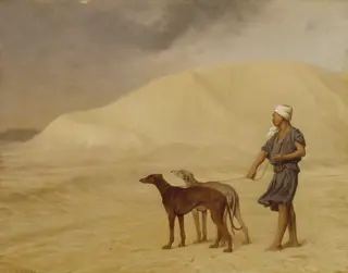 On the Desert, by Jean Léon Gérôme, oil, 1867