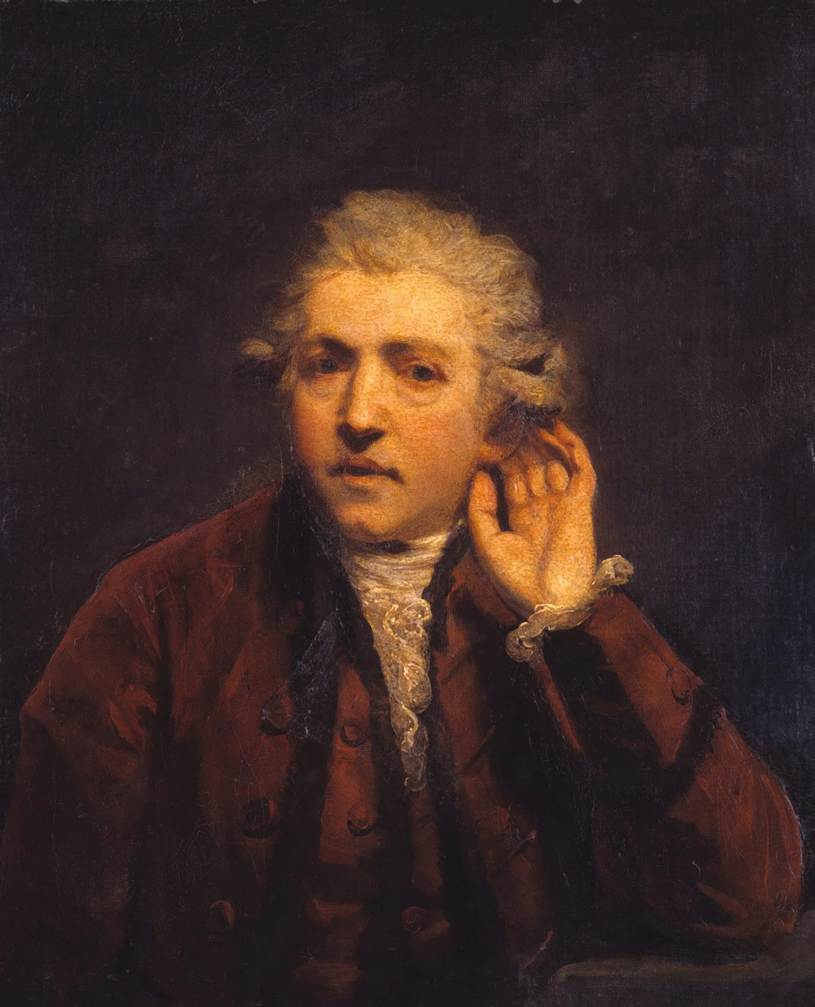 Self-Portrait as a Deaf Man, detail