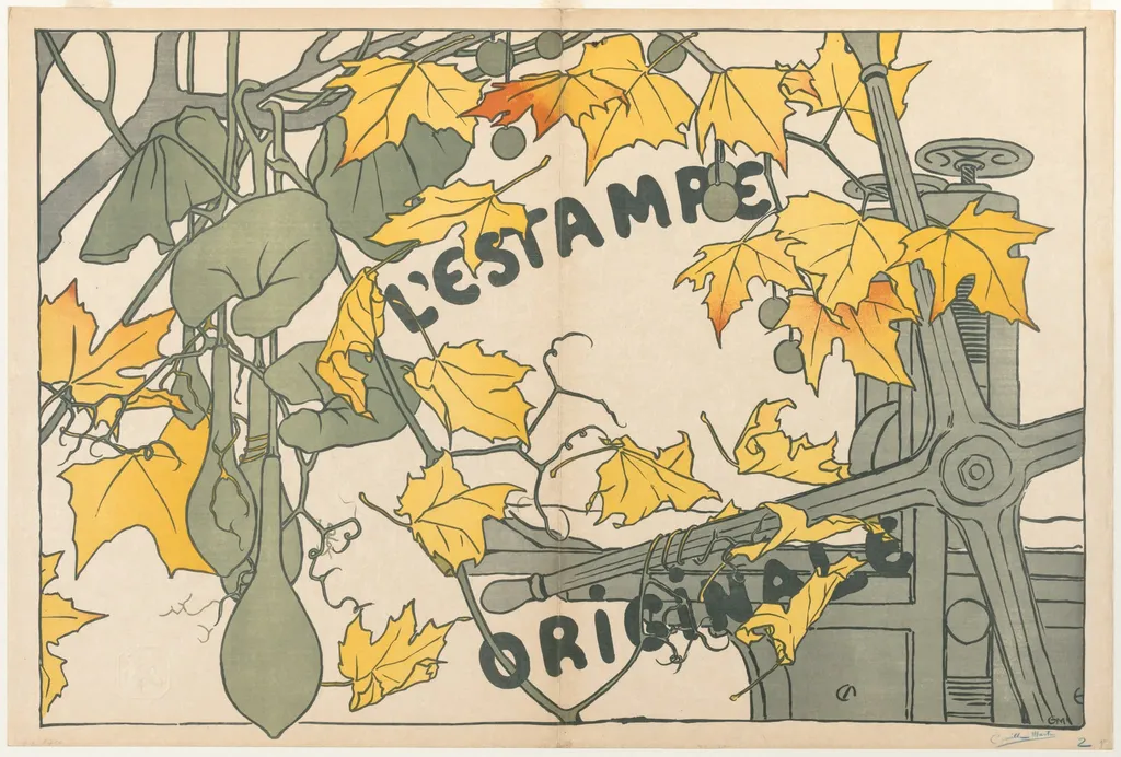 Cover for L'Estampe Originale, by Camille Martin, 1894