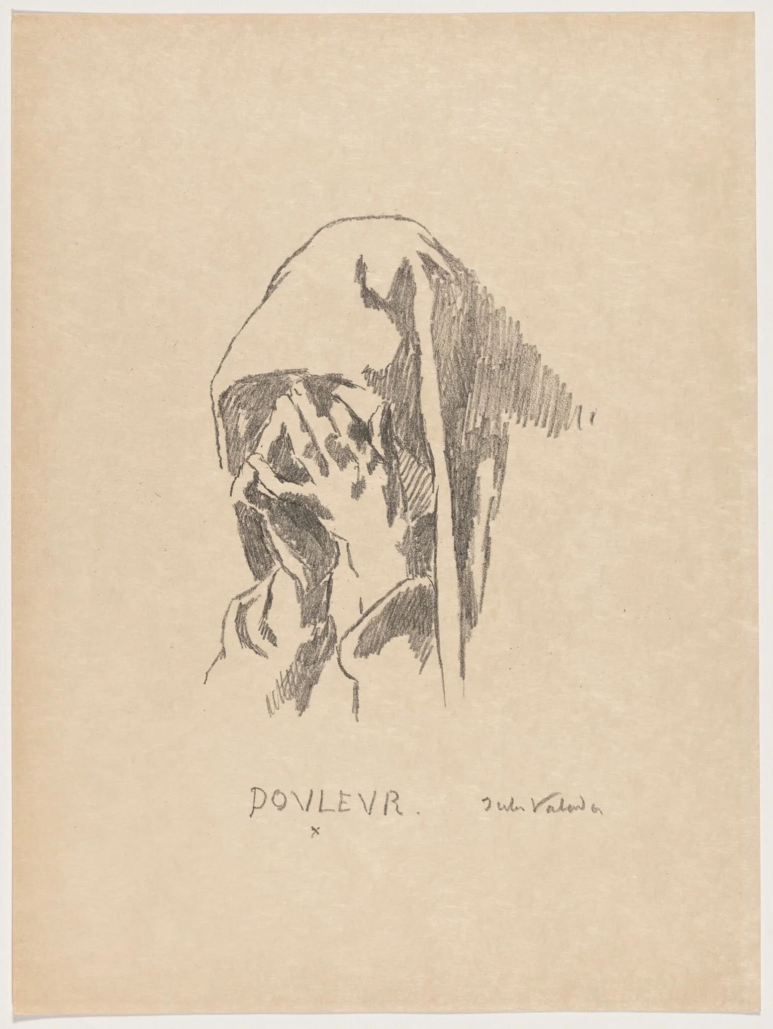 Douleur (Sorrow), detail