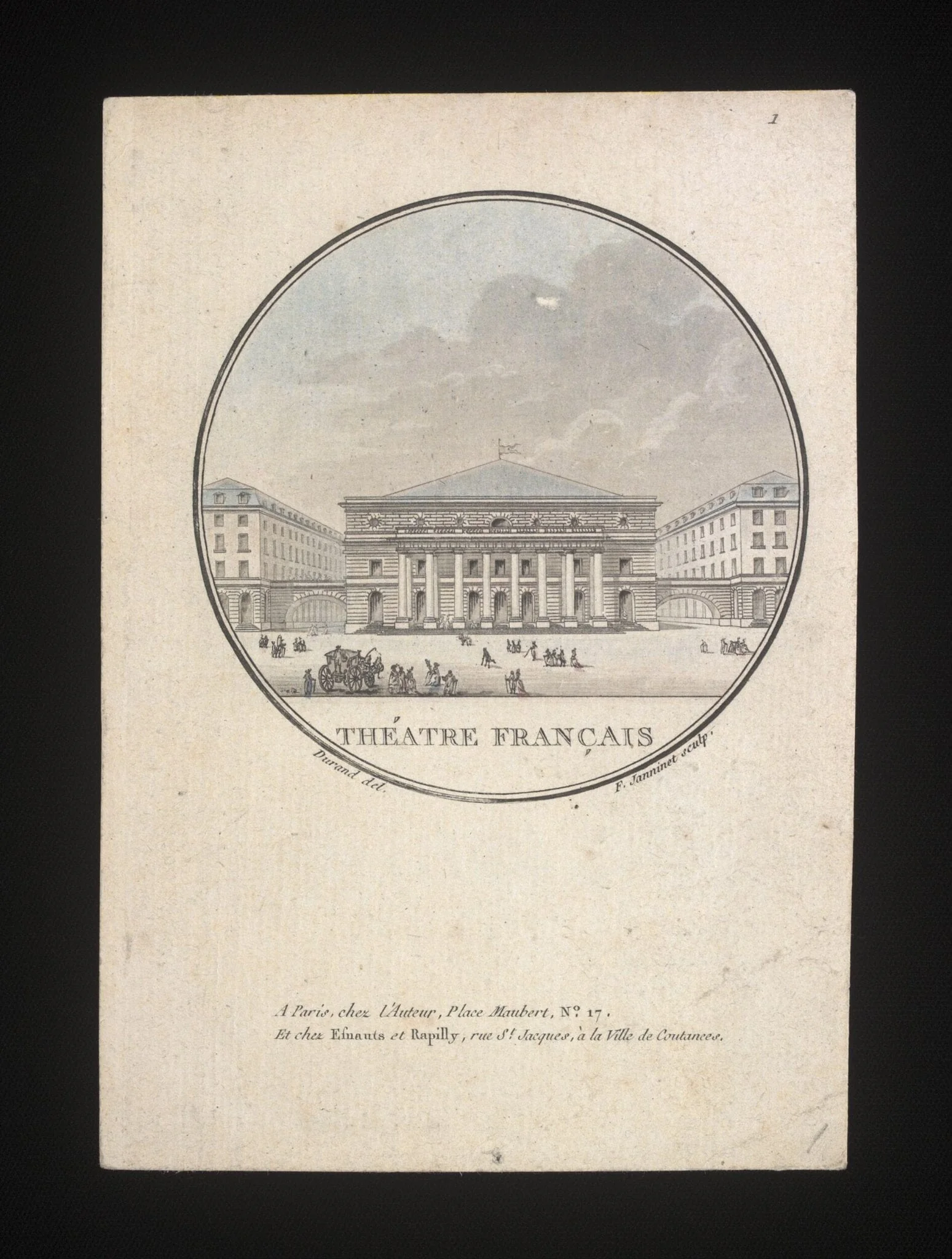 Théatre Français, detail