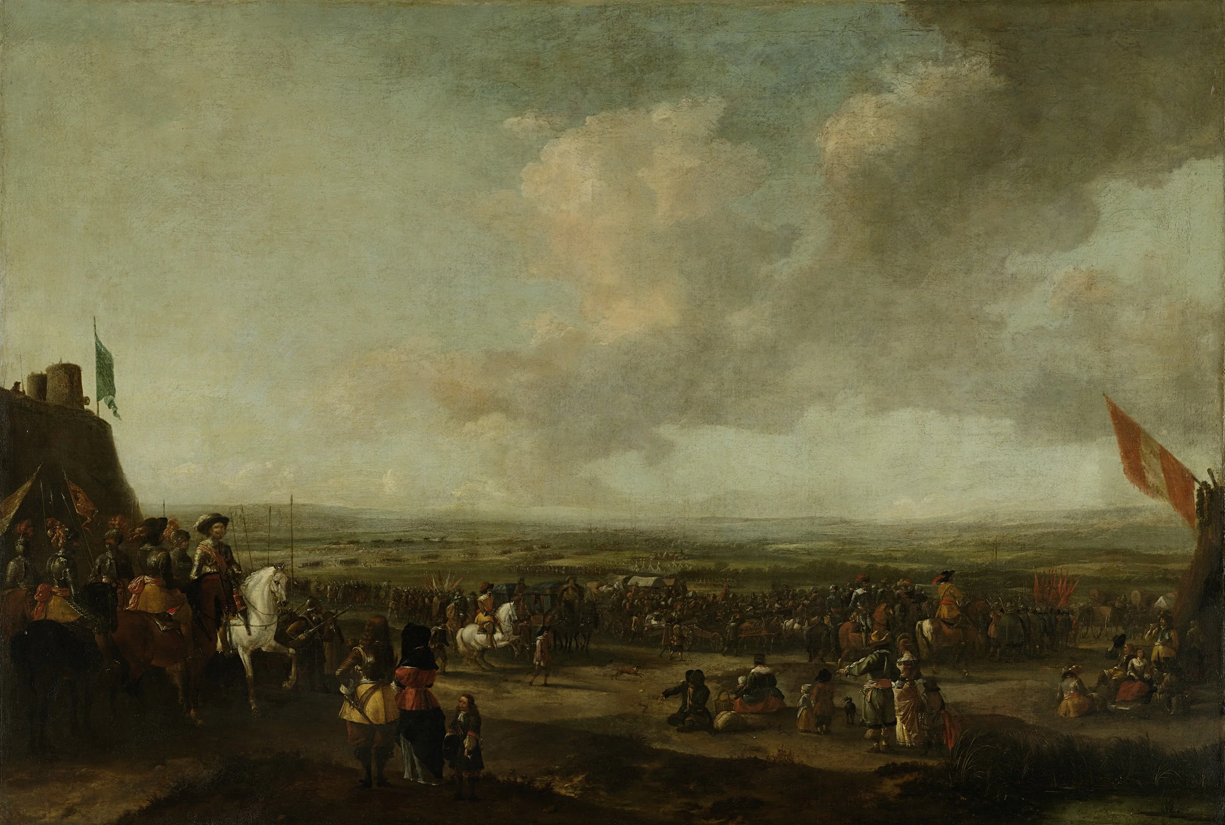 Frederik Hendrik at the surrender of Maastricht, 22 August 1632, detail
