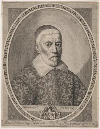 Joannes Brice, by Jerome David, ink, 1651