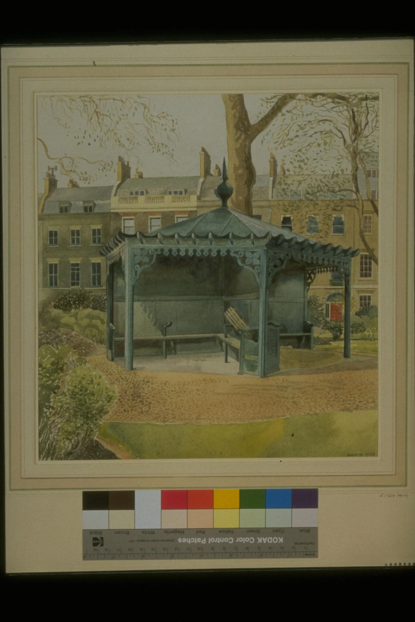 The Shelter, Bedford Square, London, WC1, detail