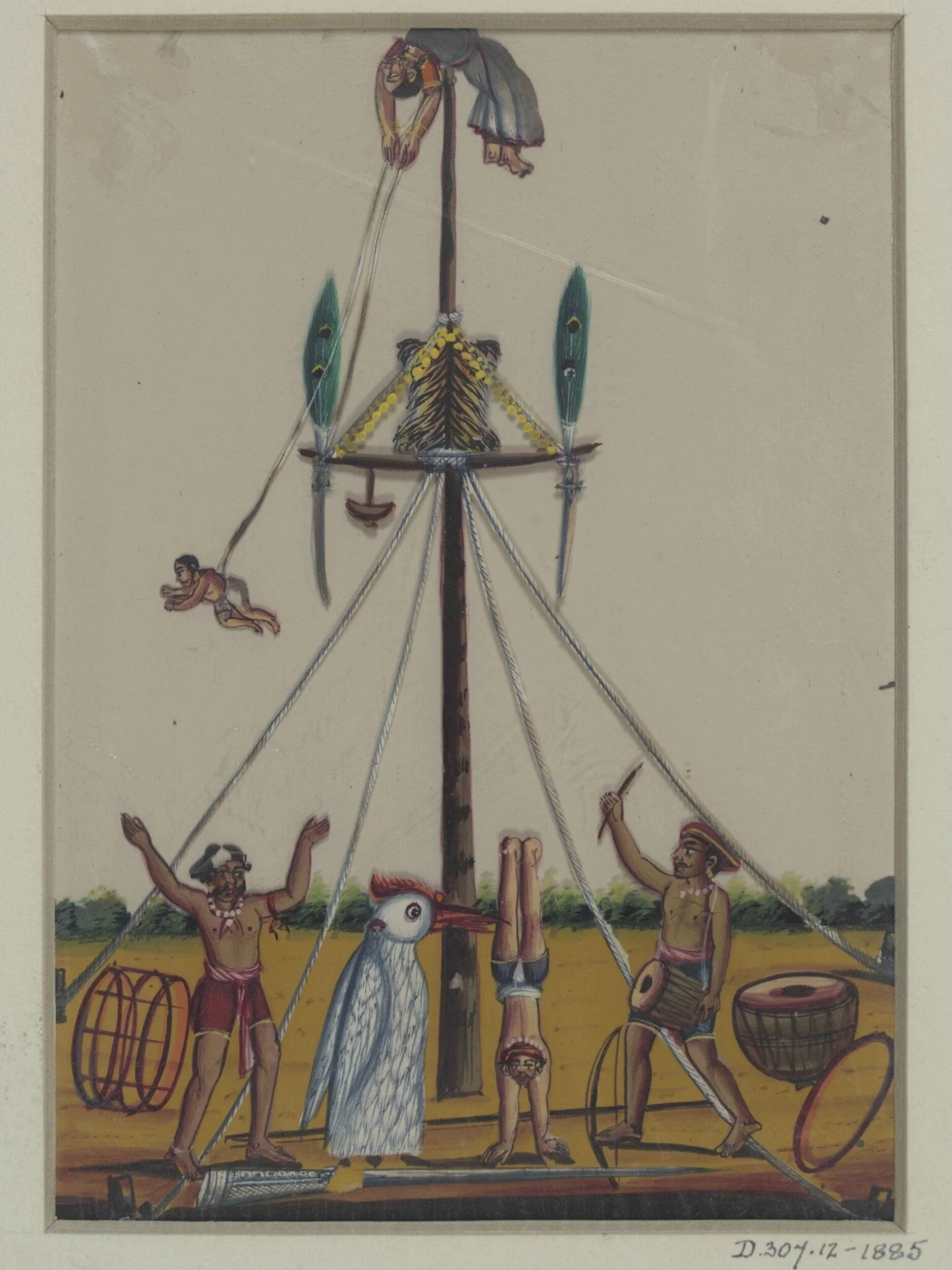 One of twenty-four paintings of South Indian castes and occupations., detail