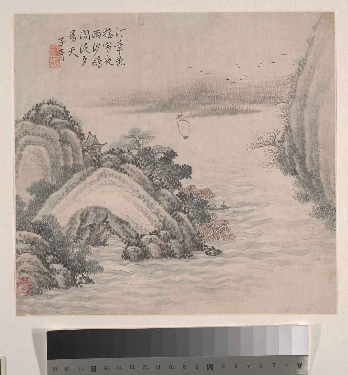 清 張之萬 山水 冊頁十二開|Landscapes, detail