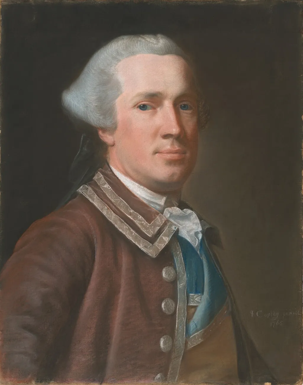 John Temple, by John Singleton Copley, pastel, 1765
