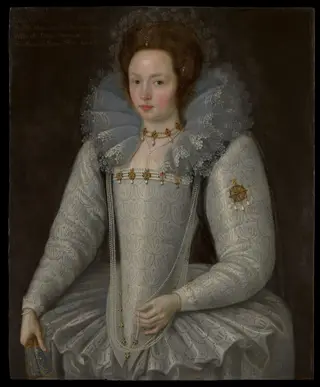 Ellen Maurice (1578–1626), by Marcus Gheeraerts the Younger, oil, 1599
