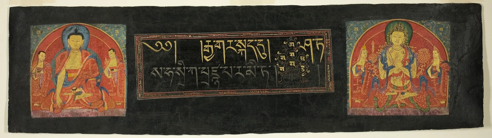 Page from a Copy of the Perfection of Wisdom Sutra (Astasahasrika Prajnaparamitasutra), detail