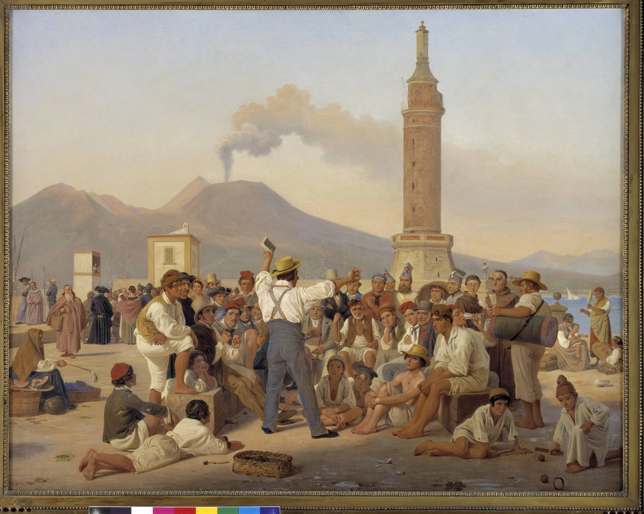 A Reciter of "Orlando Furioso" at the Molo, Naples, detail