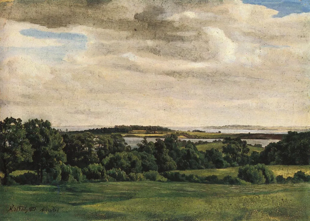 Holsteinische Landschaft, by Adolph Friedrich Vollmer, unspecified, 1827