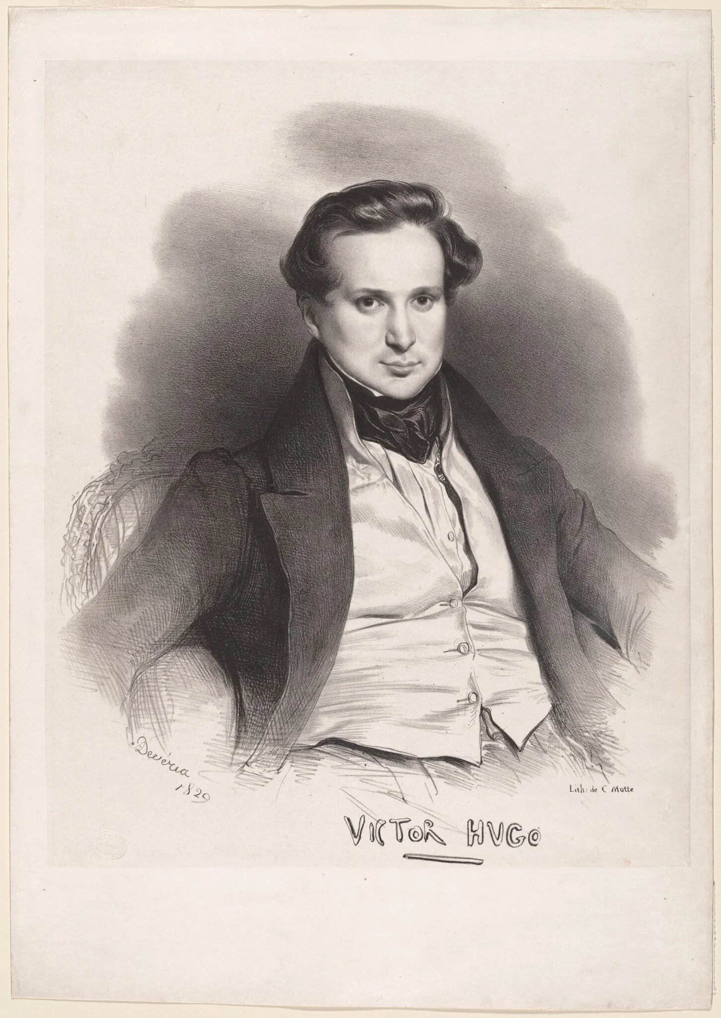 Victor Hugo, detail