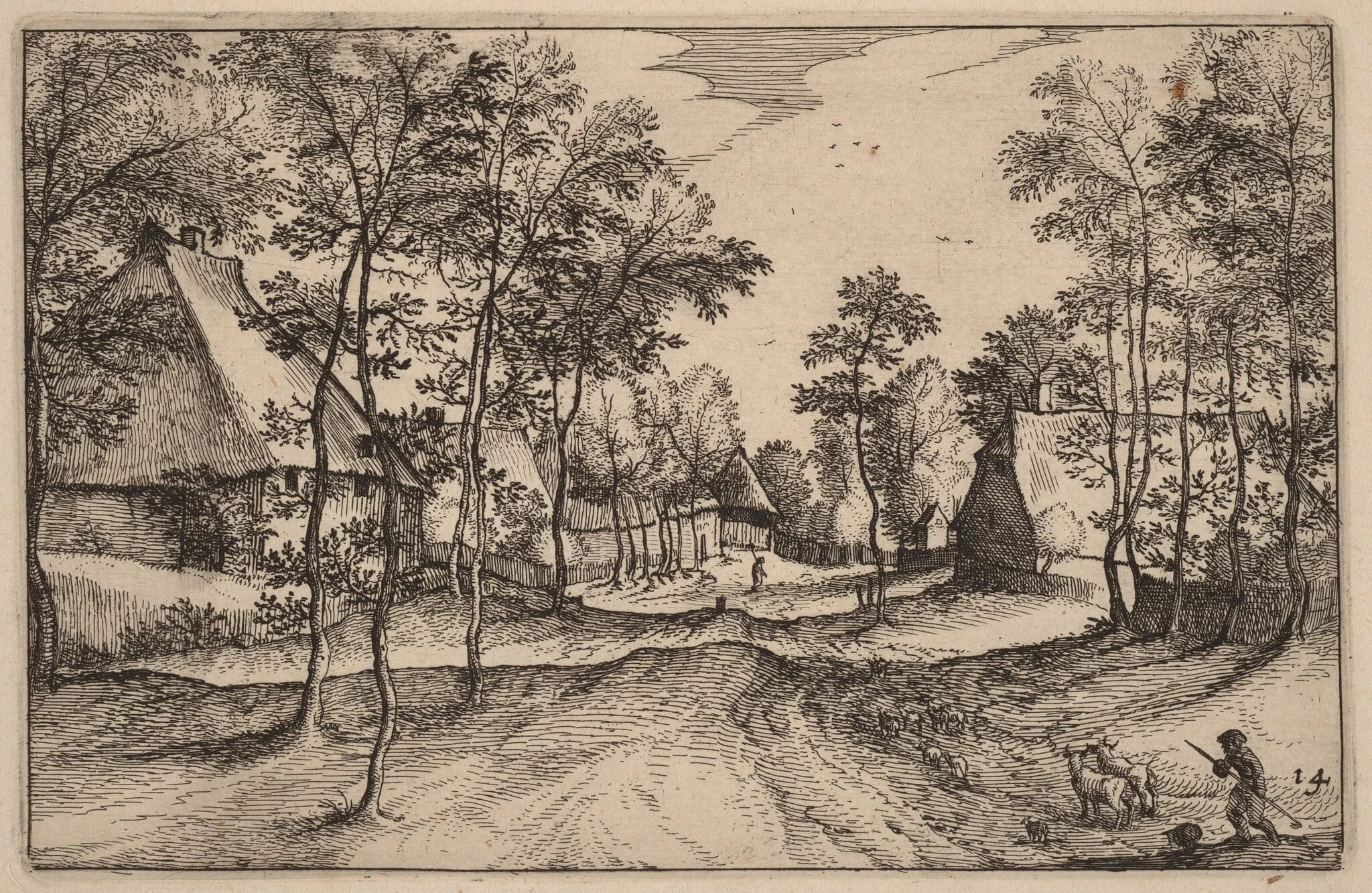 Village Road, detail