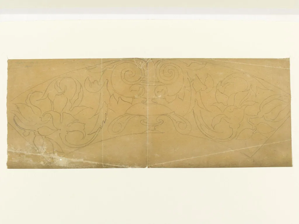 Design for ornament, by Godfrey Sykes, 1863
