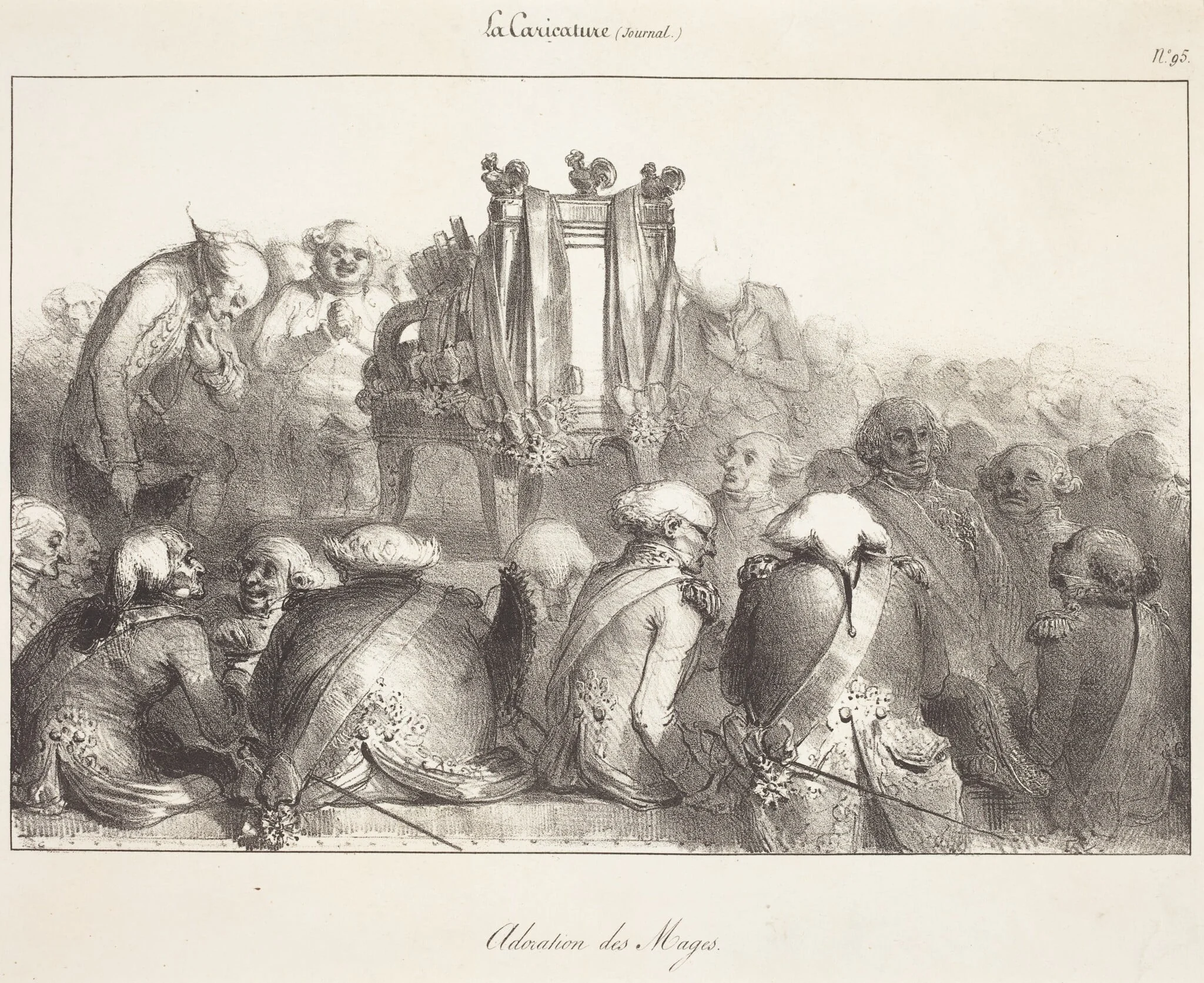 Adoration des Mages, detail