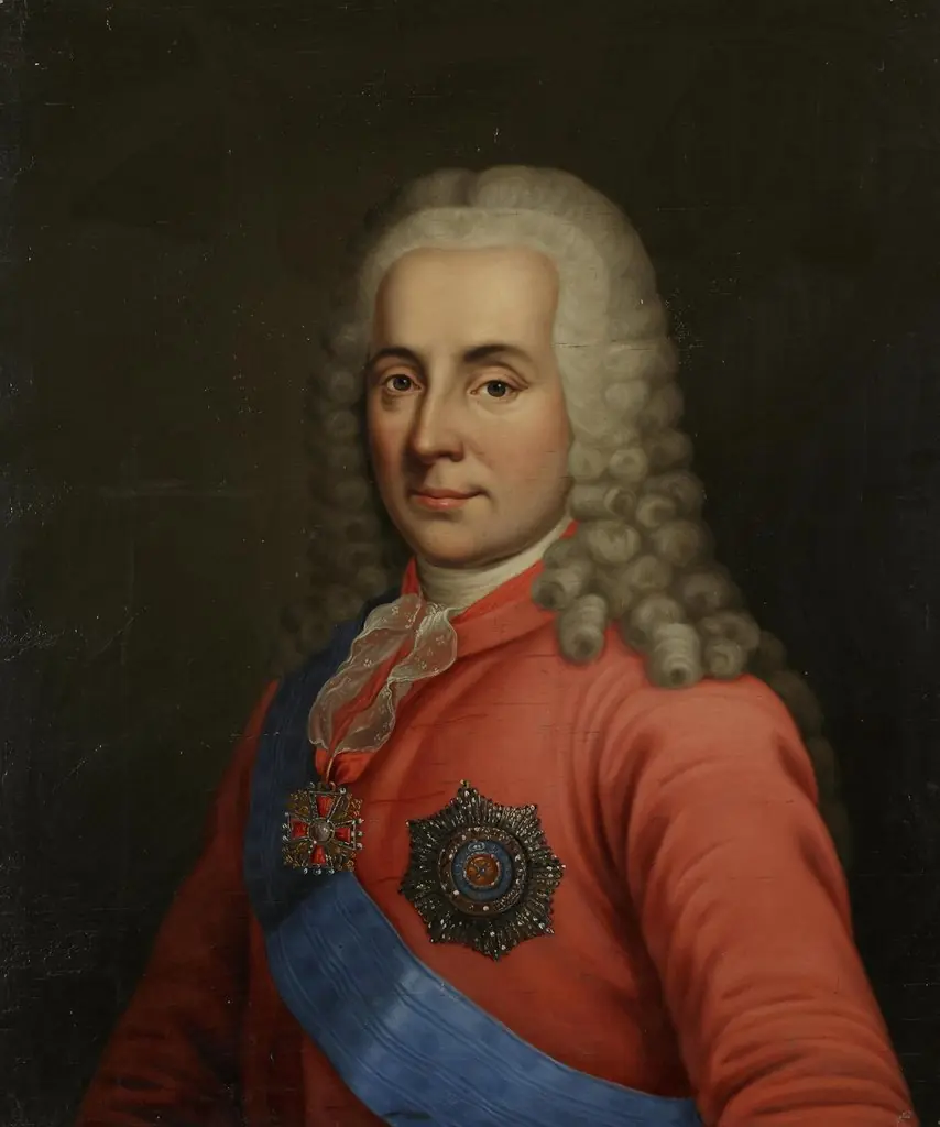 Portrait of Prince Dmitry Golitsyn, by Fyodor Slavyansky, oil, 1848