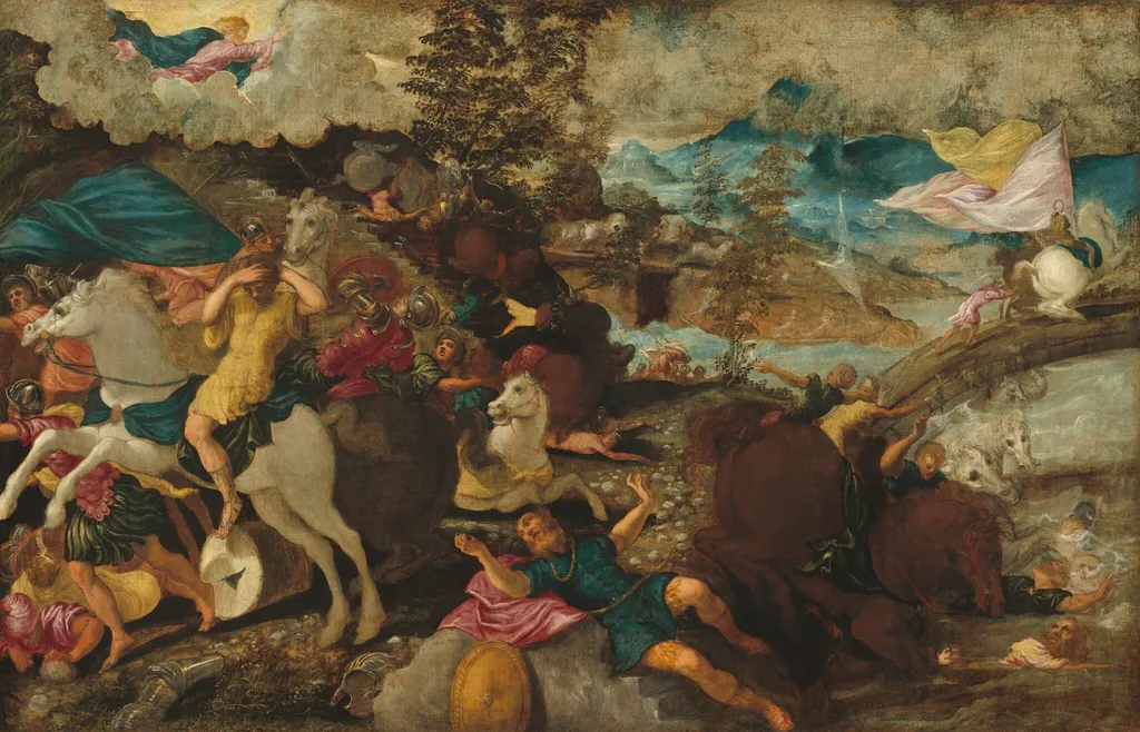 The Conversion of Saint Paul, by Jacopo Tintoretto, oil, 1544