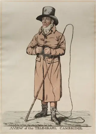 A View of the Telegraph, Cambridge, by Richard Dighton, 1809