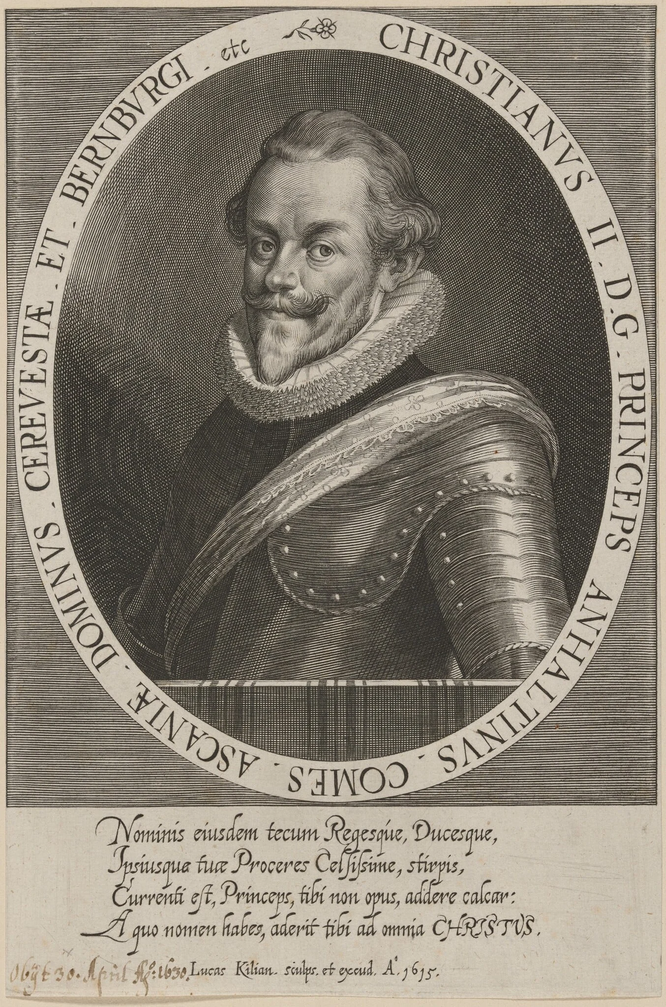 Christian II, detail