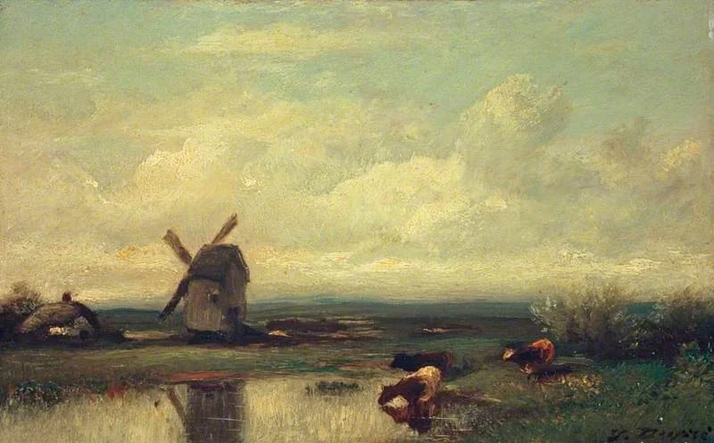 The Windmill, detail