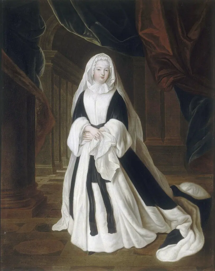 Louise Françoise de Bourbon, Duchess of Bourbon, by Louis de Silvestre, oil, 1715