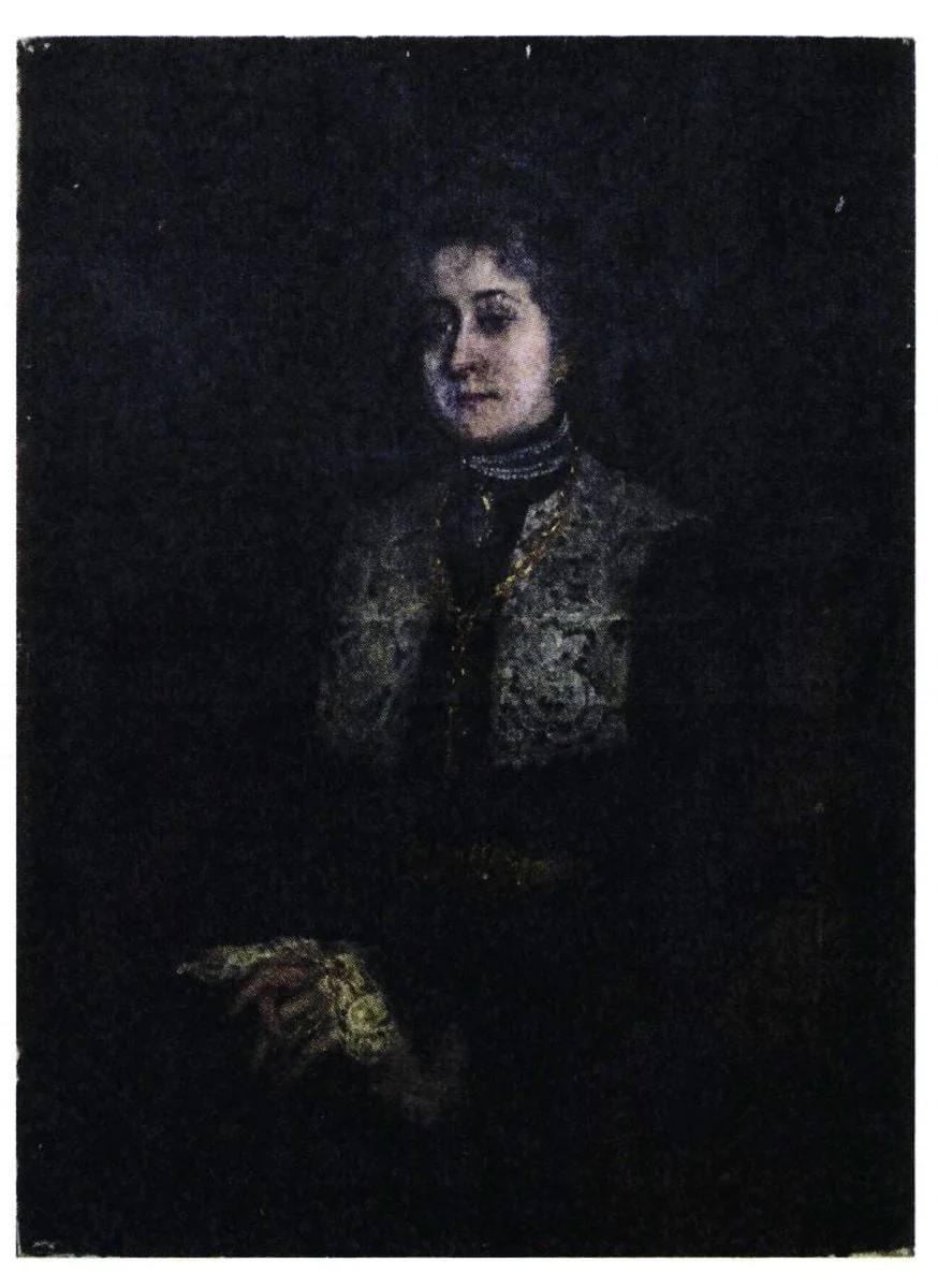 Portret de femeie, detail