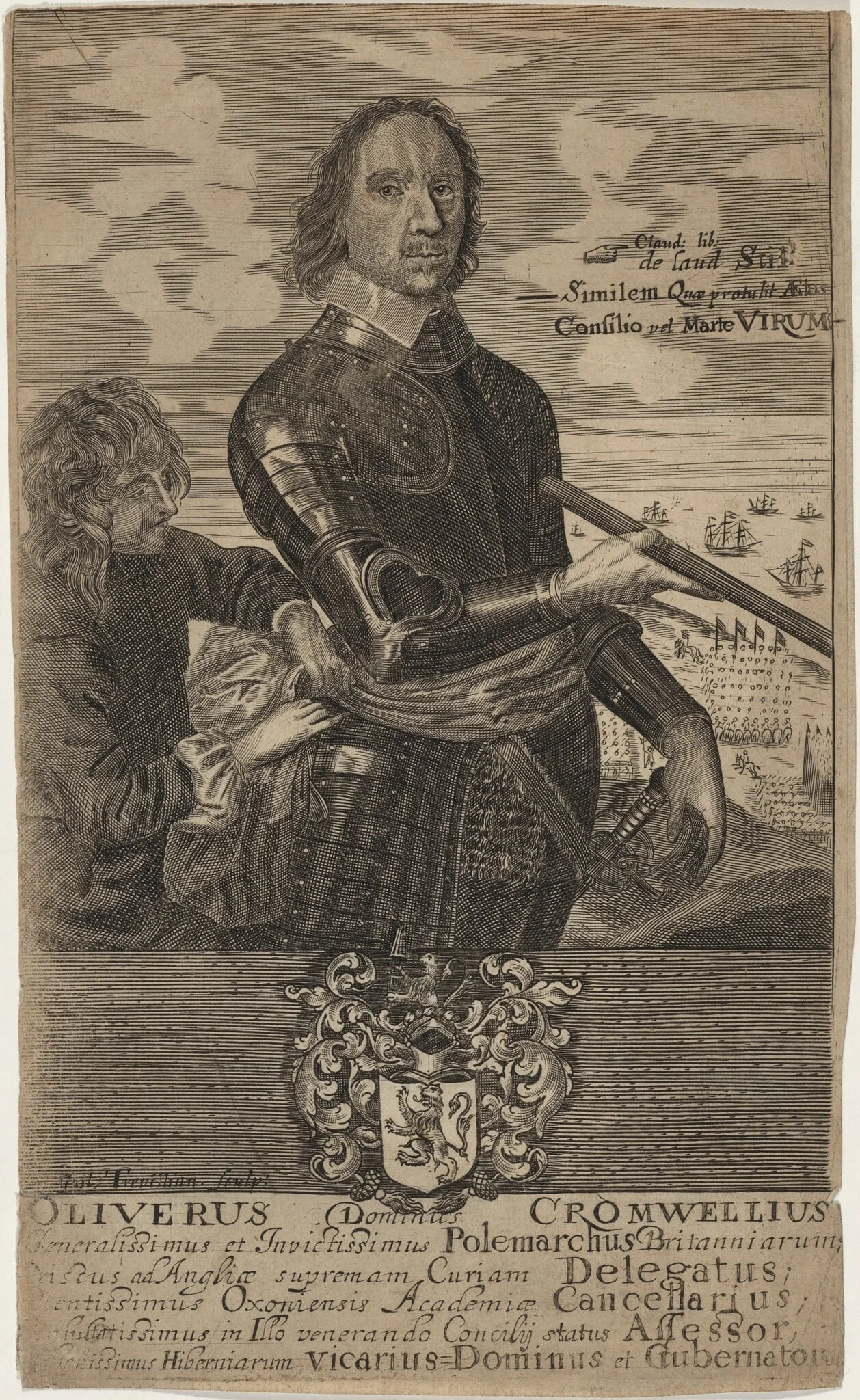 Oliver Cromwell, detail
