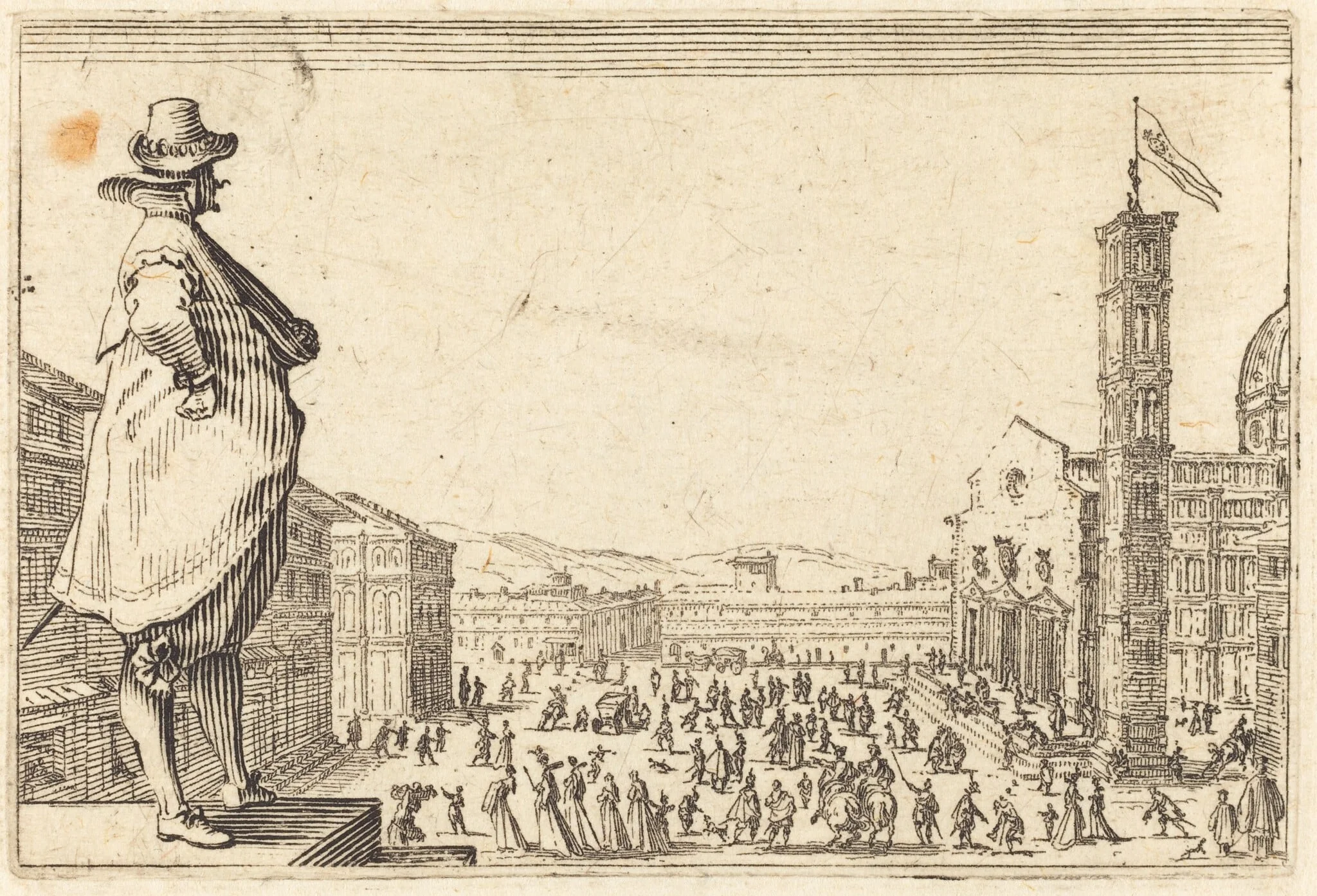 Piazza del Duomo, Florence, detail