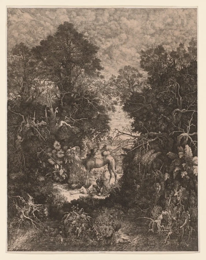The Good Samaritan, detail