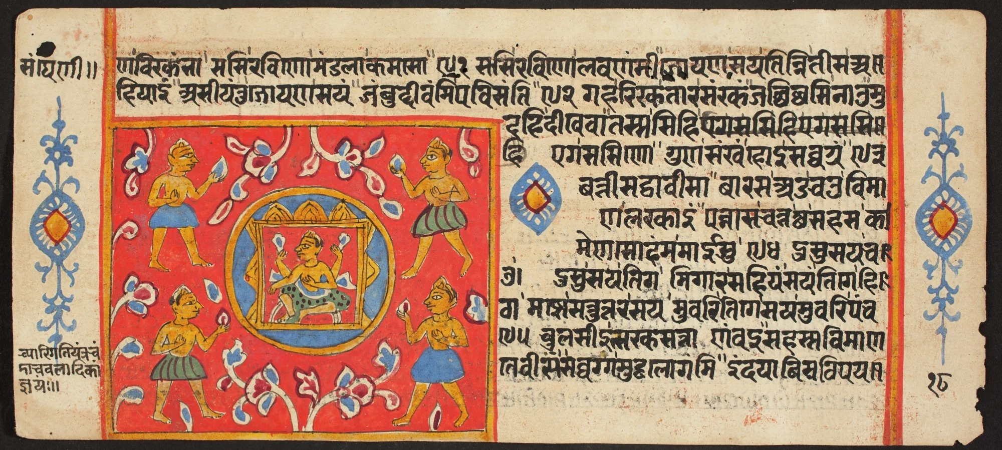 Tantric Manuscript "Sangrahani Sutra", detail