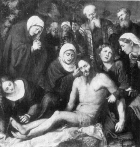Deposition of Christ, detail