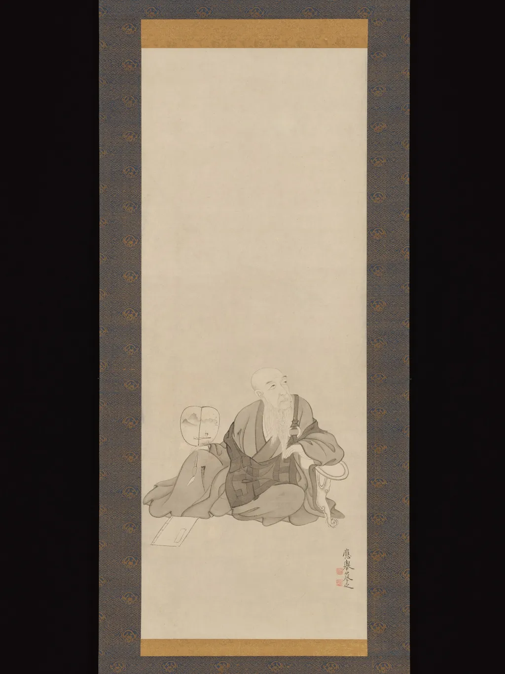 Portrait of Botanka Shōhaku, by Maruyama Ōkyo, unspecified, 1772