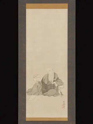 Portrait of Botanka Shōhaku, by Maruyama Ōkyo, unspecified, 1772