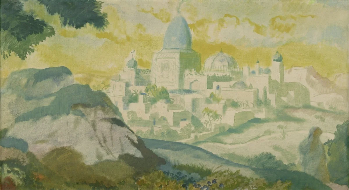 Orientalische Stadt, detail